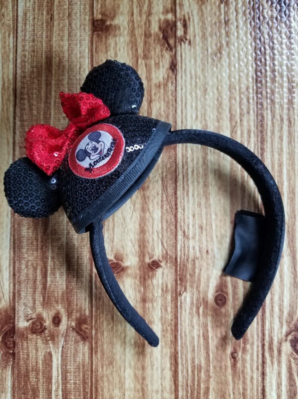 Disney Parks Mickey Mouse Club Mouseketeer Headband Minnie Ears Black